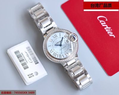 TW Factory Cartier NH05 Movement Sapphire Fisheye Glass Diamond Bezel 33MM Watch  cartier water resistant swiss made 2301 cc708177
